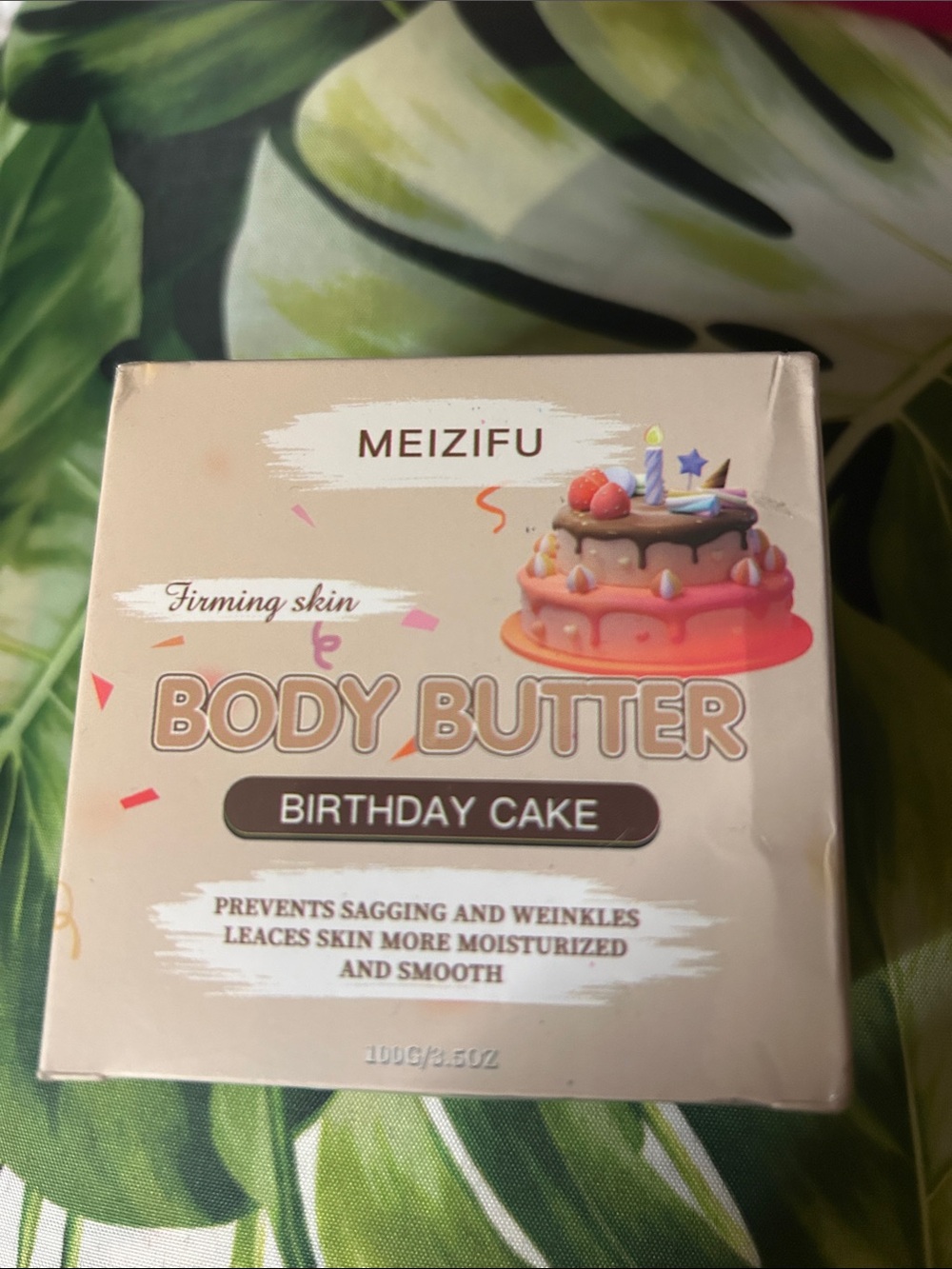 Meizifu Birthday Cake Body Butter - Cream